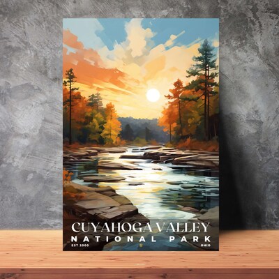 Cuyahoga Valley National Park Poster, Travel Art, Office Poster, Home Decor | S6 - image3